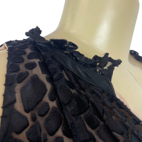 BCBG Maxazria Women's Black Blouson Dress Sz L - Picture 4 of 9